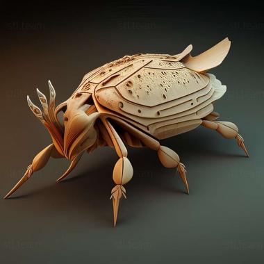 3D модель Ischyrus quadripunctatus (STL)